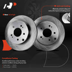Rear Disc Brake Rotors & Ceramic Pads for Mitsubishi Eclipse (2006-2012)