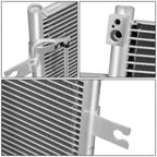 A/C Condenser for Nissan Frontier Xterra 1998–2002 (2.4L 3.3L OE Style)