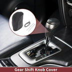 Car Gear Shift Knob Cover for Dodge Journey 2011-2020 Black Gray (2011-2020)