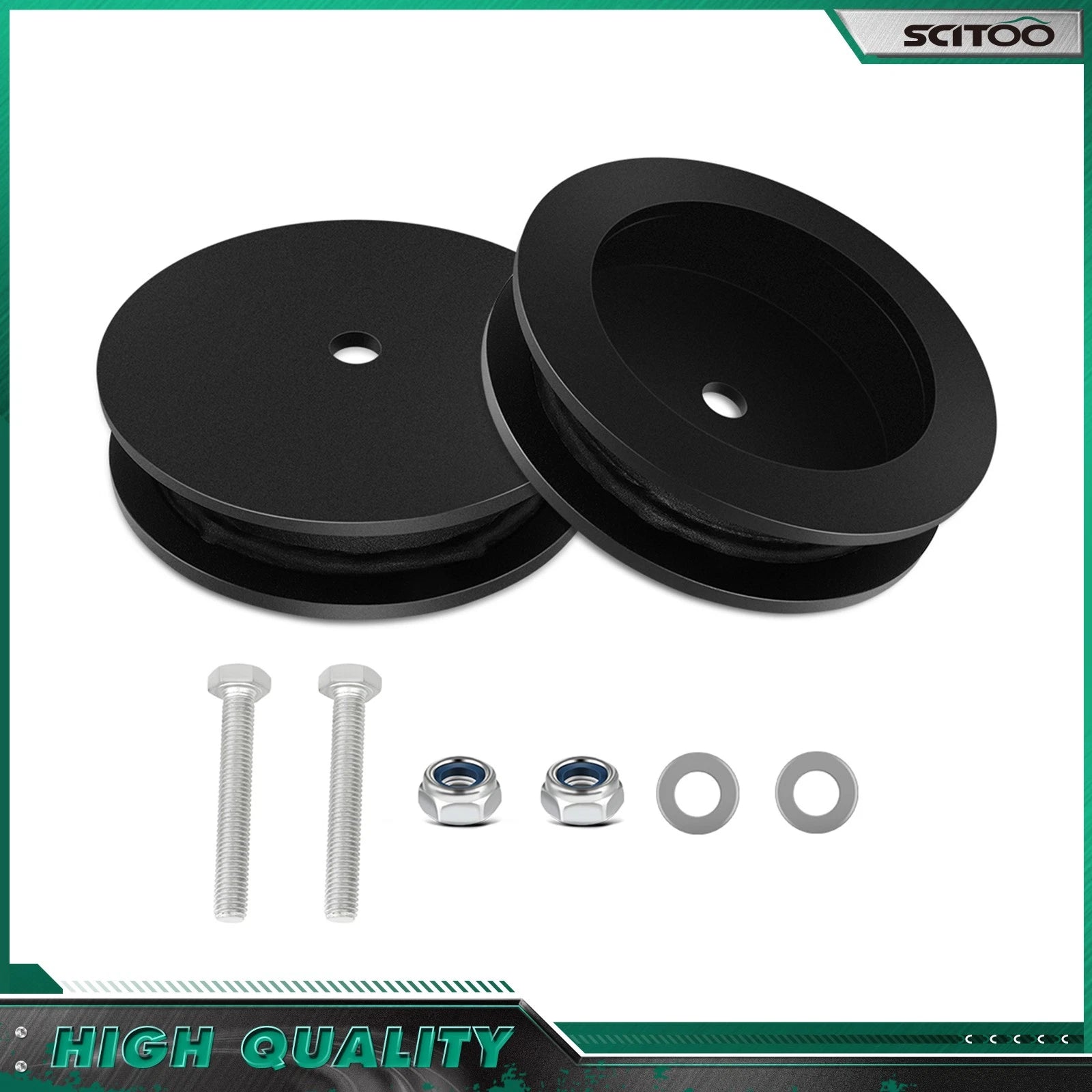 2X 1.5" Rear Steel Leveling Kit for Jeep Commander Grand Cherokee (2006–2010)