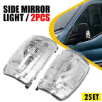 Set of 2 Side Mirror Turn Signal Lights for Ford Transit 150 250 350HD (2015–2022)