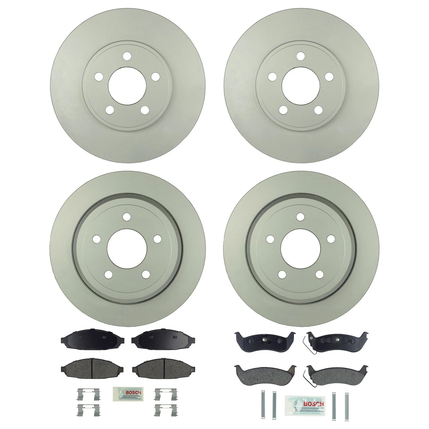 Brake Pad Kit with Rotors for Ford Crown Victoria (1992–2011)
