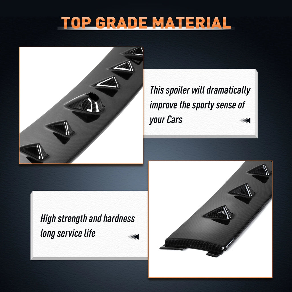 Carbon Fiber Shark Fin Roof Wing Spoiler for Lancer Evolution (2002-2007)