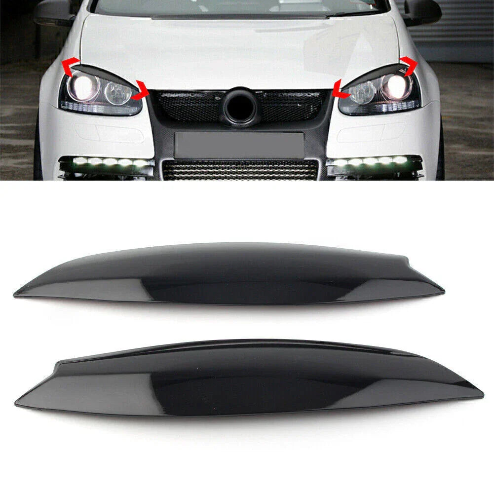 Fog Light Eyebrow Cover Trim for VW Golf 5 R32 MK5 (2005-2007)