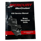 Service Manual #28 for Mercury Bravo Sterndrive Units (90-863160-1)