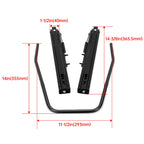 Dual Lock Car Racing Seat Base Slider Bracket Rail SBR-001