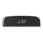 Carbon Fiber Interior Storage Box Trim Cover for Ford Mustang (2015–2019)