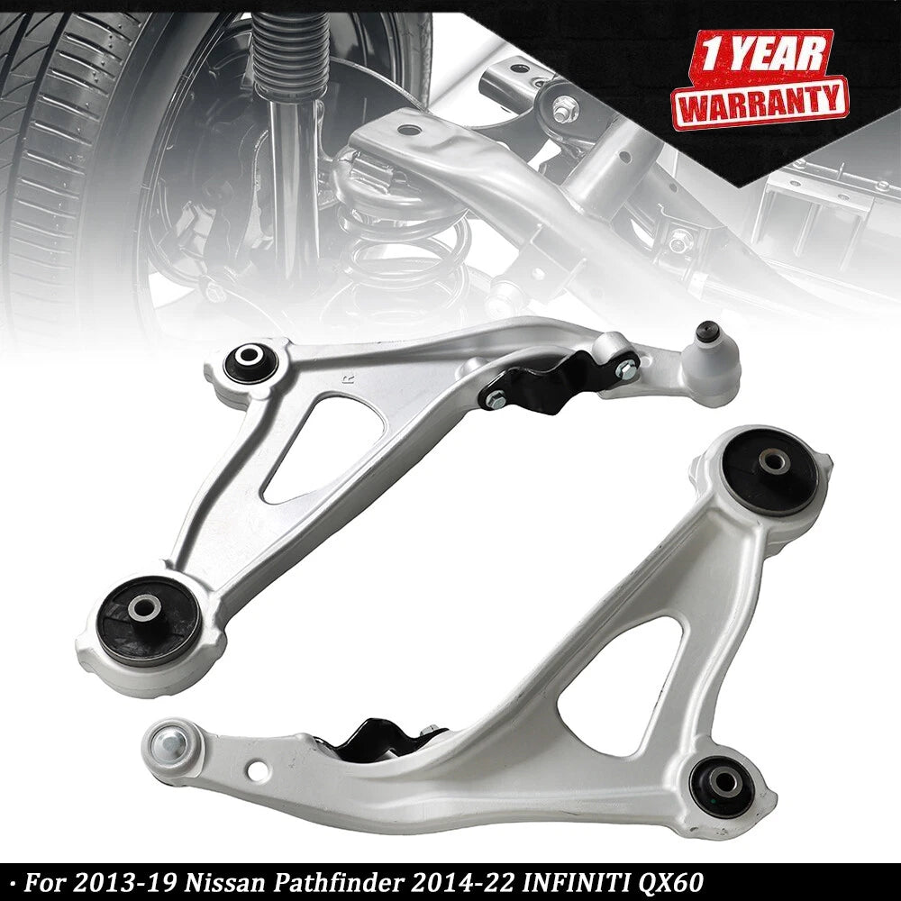 2X Front Lower Control Arms with Ball Joints for Nissan Pathfinder (2013–2020)