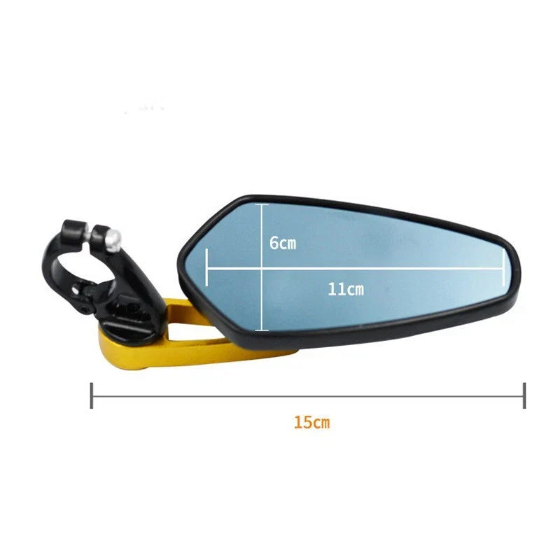 7/8" Aluminum Rear View Mirrors for Motorcycle (22mm)
