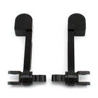 Black Stirrup Heel Foot Rest Pegs for Harley Sportster XL 883 1200 Softail FXWG