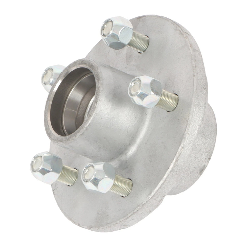 Set of 4 Galvanized Trailer Hub Kits for 3500 lbs. (Fits 4 x 5 on 4.5")