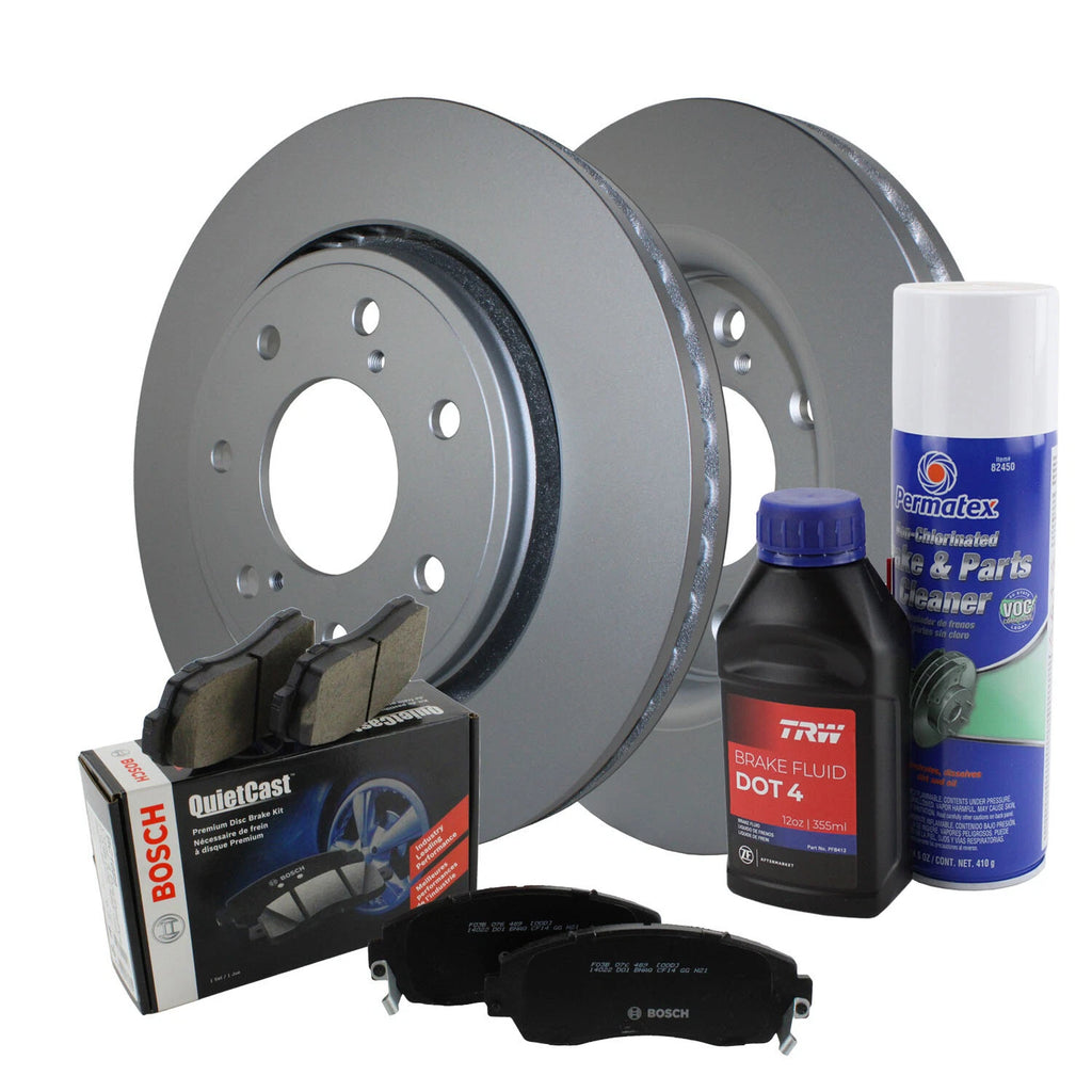 Front Brake Kit 350mm Disc Rotors & Bosch Pads for Ford F-150 (2015–2023)