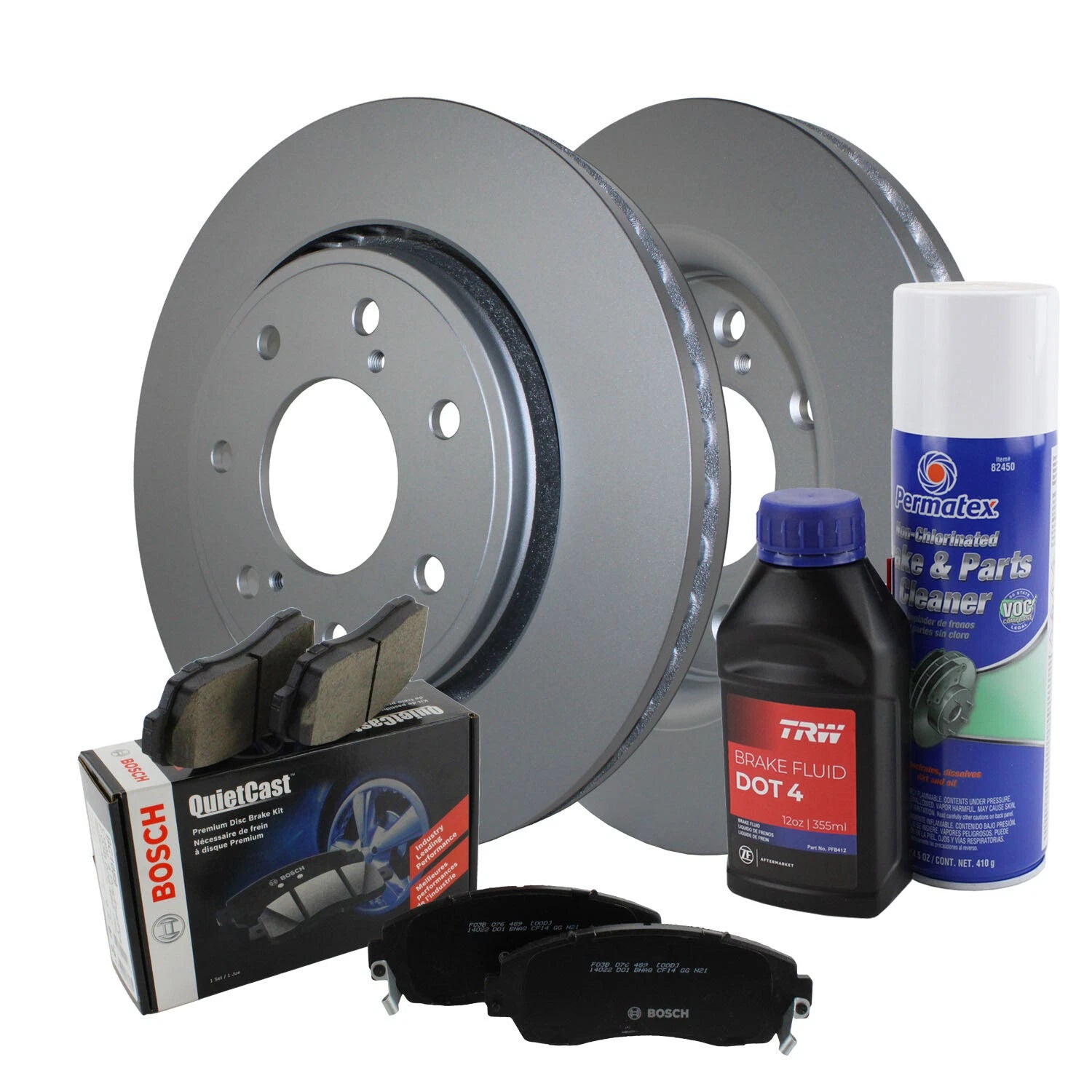 Front Brake Kit 350mm Disc Rotors & Bosch Pads for Ford F-150 (2015–2023)
