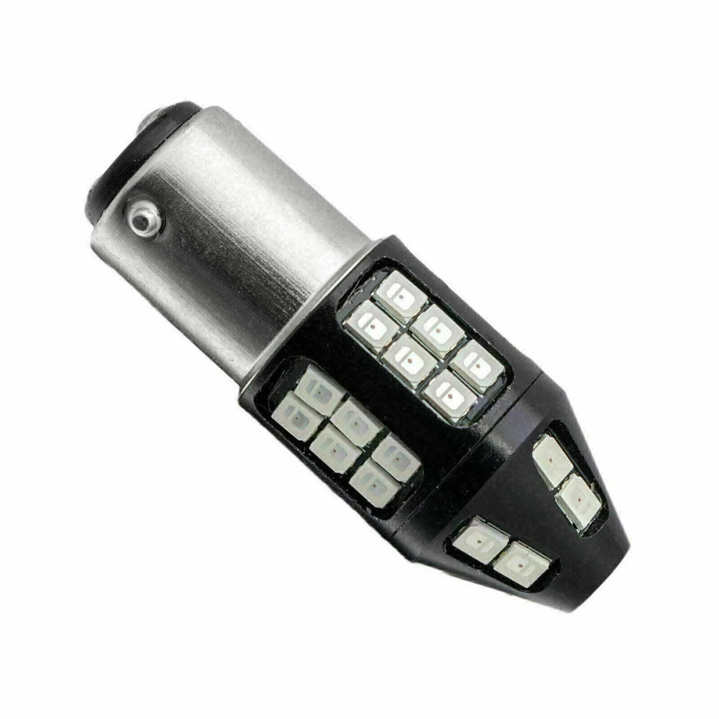 Bay15D Red Flashing Strobe LED Brake Tail Light for 2015-2019 Models