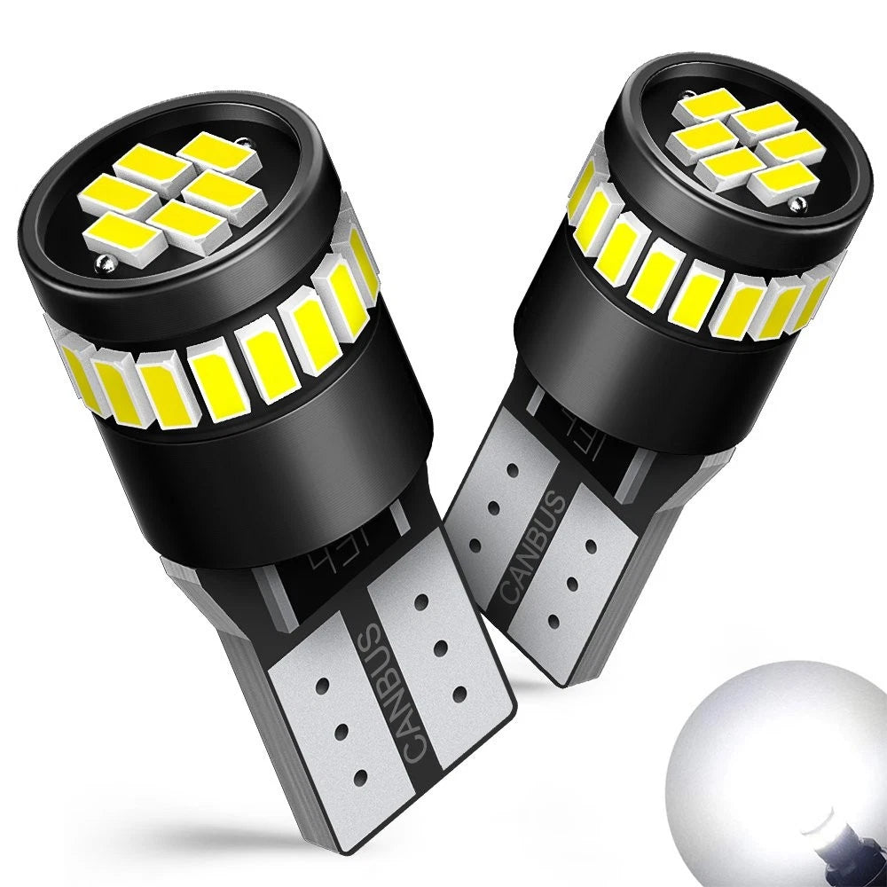 LED License Plate Tag Lights for (2010–2023) 168 194 2825 T10 6000K
