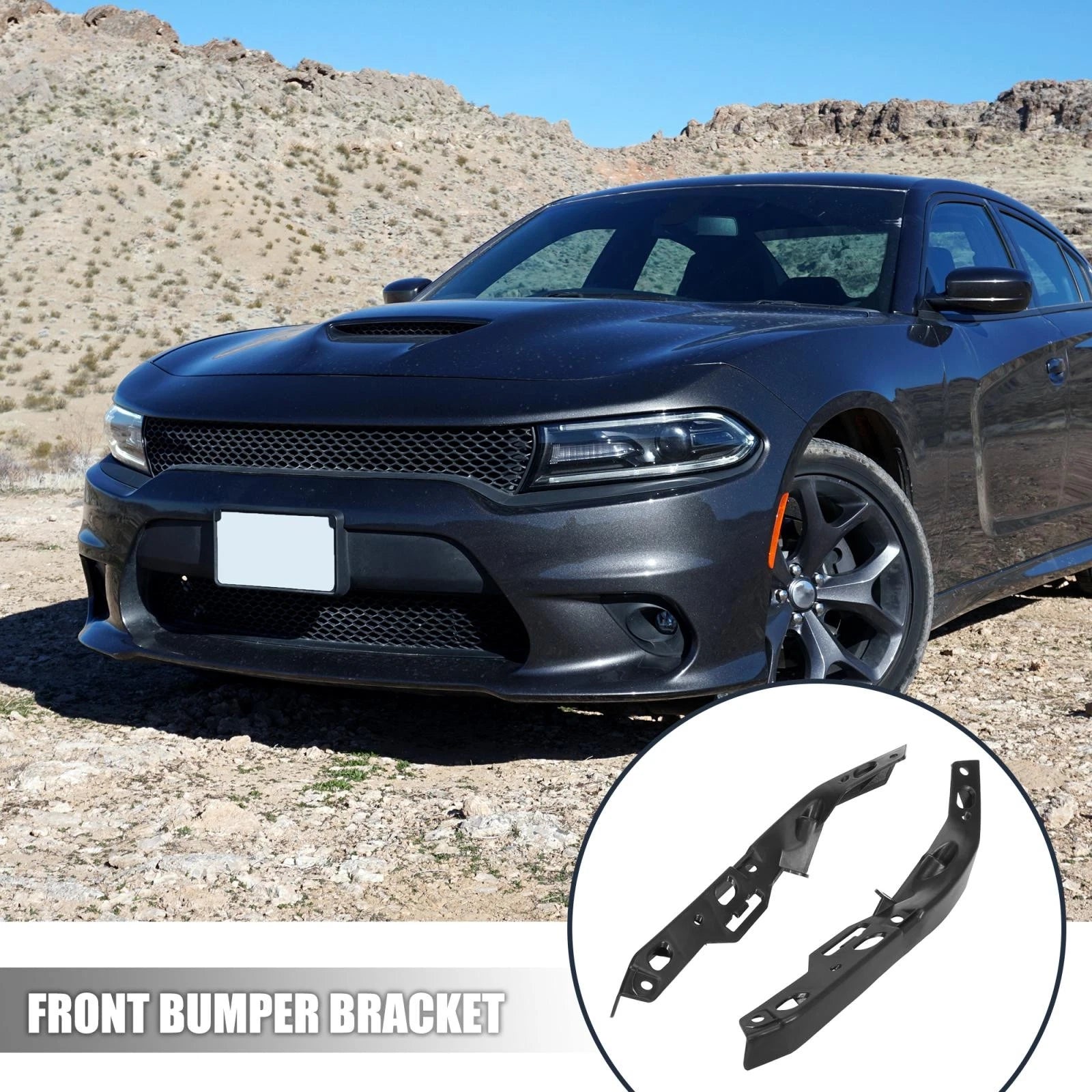 Front Bumper Bracket Cover Support for Dodge Charger (2015–2018)