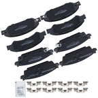 Set of 8 Ceramic Brake Pads for Chevrolet Suburban Tahoe (2015–2020)
