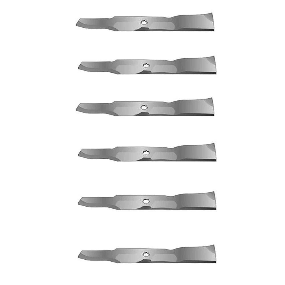 Set of 6 Lawn Mower Blades for John Deere LAB50-0122 (Fits A-B1JD6019)
