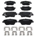 Set of 4 Front Rear Brake Pads for Hyundai Sonata (2011–2015) / Kia Optima (2011–2016)