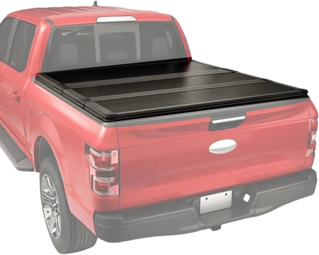 Set of 4.6FT 3-Fold Hard Tonneau Cover with Light for Ford Maverick (2022–2025)