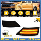 Smoked Amber Side Marker Light for Ford Ranger (2019–2022)