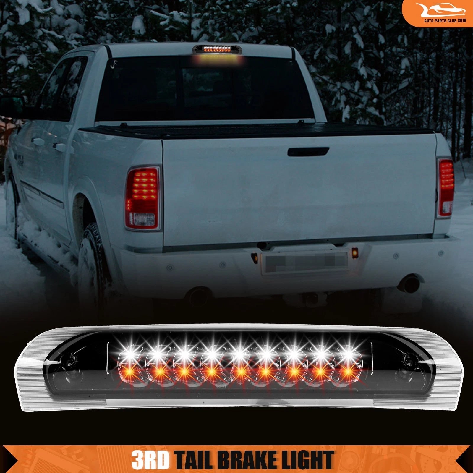 LED 3rd Brake Light for Dodge Ram 1500/2500/3500 (2002–2009) Smoke Lens