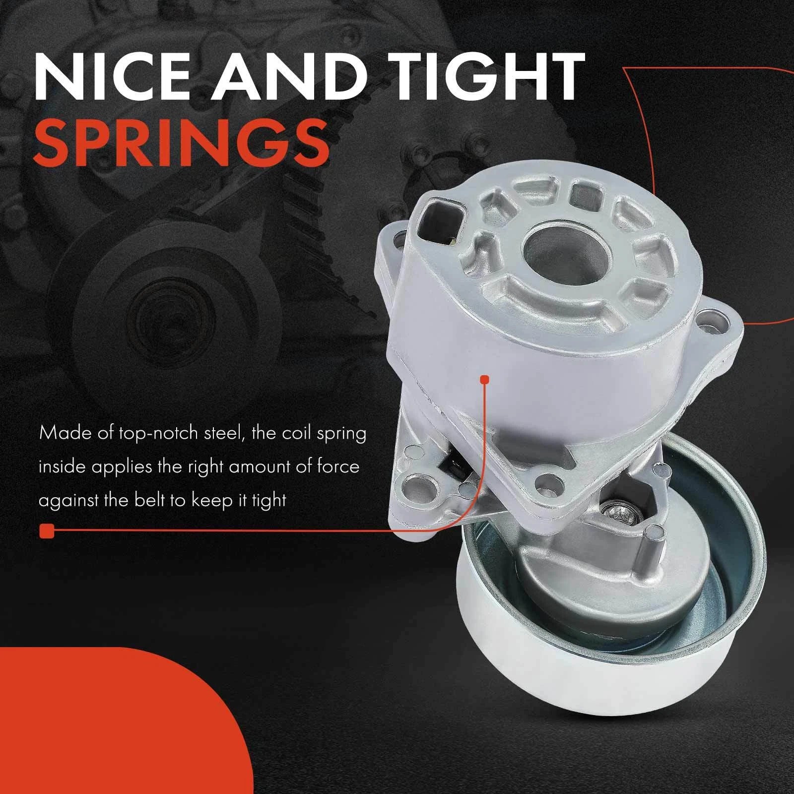 Belt Tensioner Assembly for Nissan Altima Rogue Sentra (2002–2014)