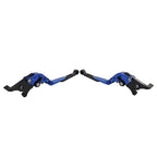 Blue Extendable Brake Clutch Levers for BMW F650GS (2002-2007)