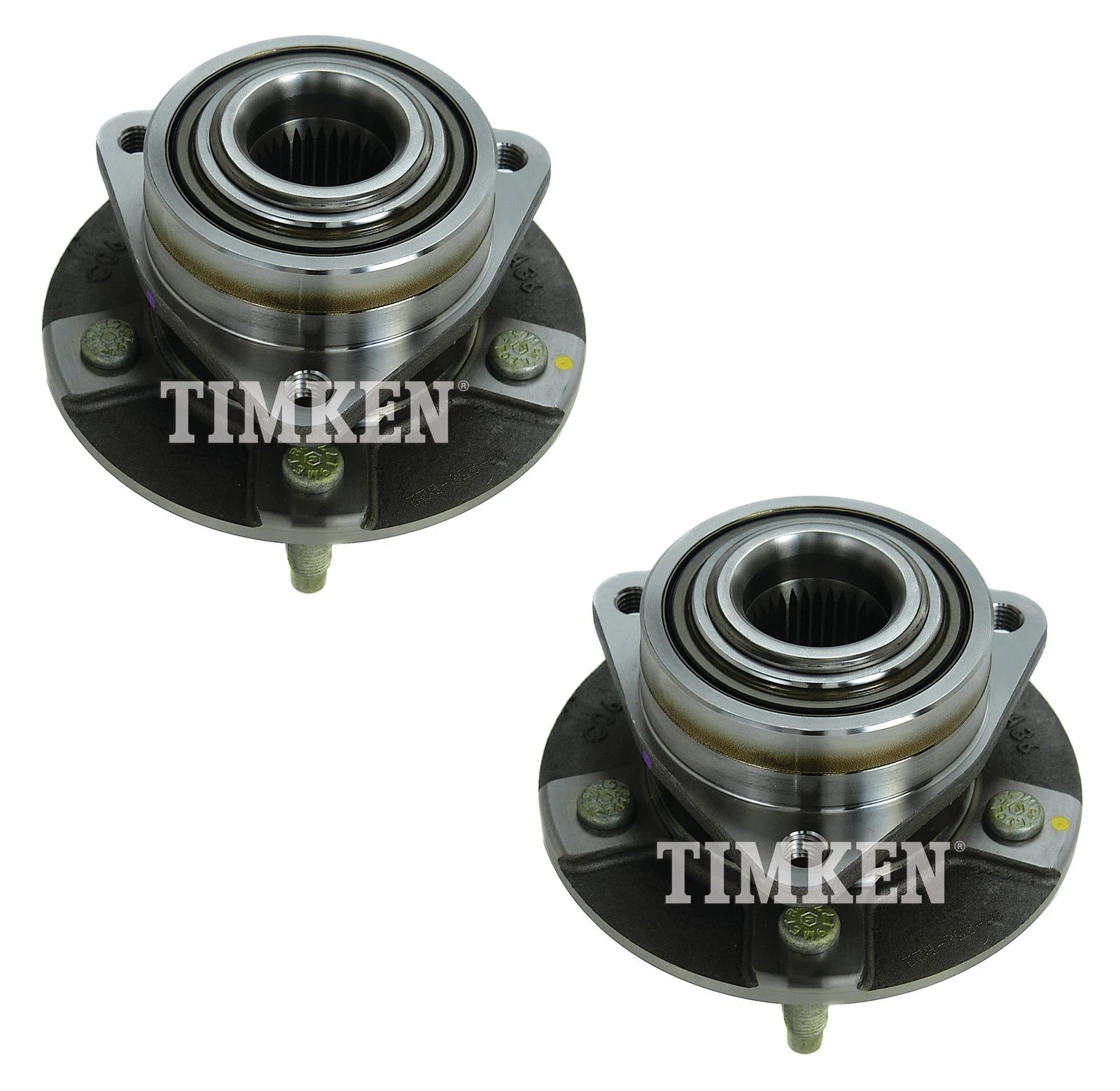 Set of 2 Front Wheel Bearing and Hub Kit for Saturn Chevy FWD (No ABS)