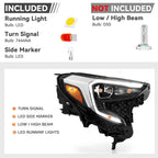 HID Xenon Headlight with LED DRL for GMC Terrain (2018–2021) Right Passenger