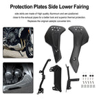 Lower Engine Belly Protection Plates for Trident 660 (2021) - Black