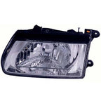Passenger Side Headlight Assembly w Chrome Trim for Honda Passport (2000–2002)