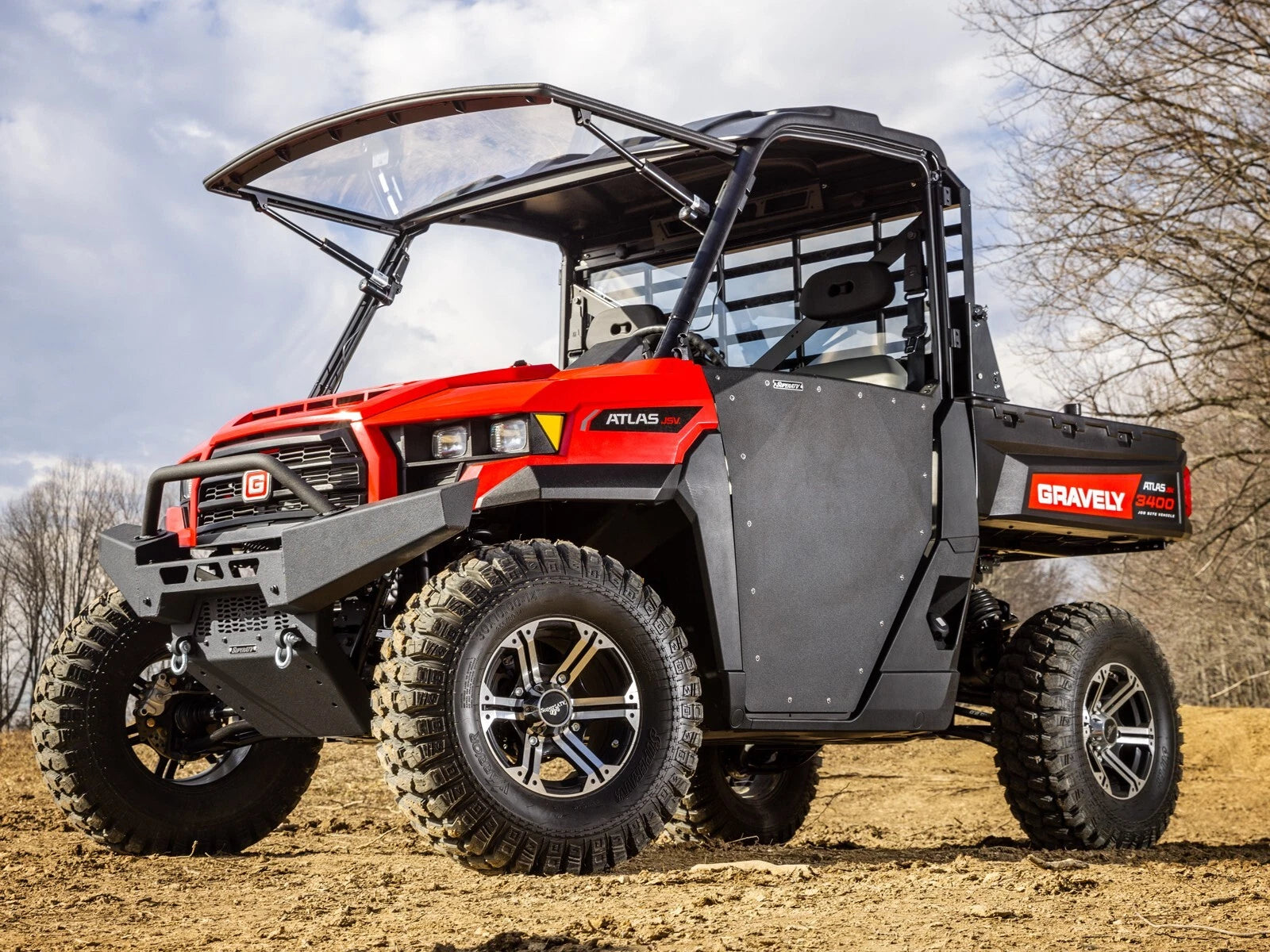 Maxdrive Power Flip Windshield for Gravely Atlas JSV 6400/3400 (2023+)