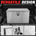 Aluminum Tool Box 76.5cm x 45.5cm x 44cm Silver Diamond Tread