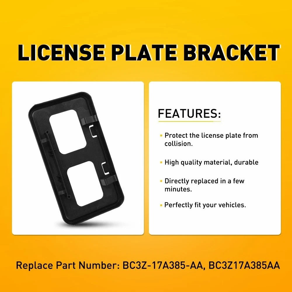 Front License Plate Tag Bracket Holder for Ford F250 Super Duty (2011–2016)