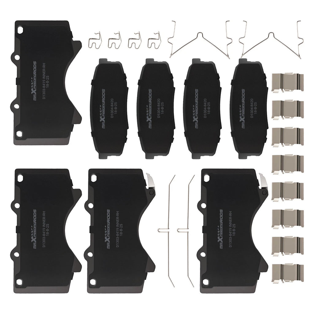 Complete Ceramic Brake Set for Toyota Tundra Sequoia (2008–2021)