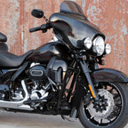 Lower vented leg fairings with speaker box pods for Harley Touring Road King (1983–2013)