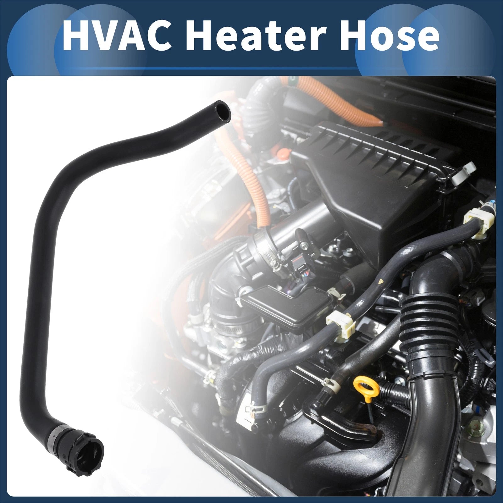 Radiator Hose for BMW E53 X5 3.0i 2001–2006 No. 64218381387 Rubber Black