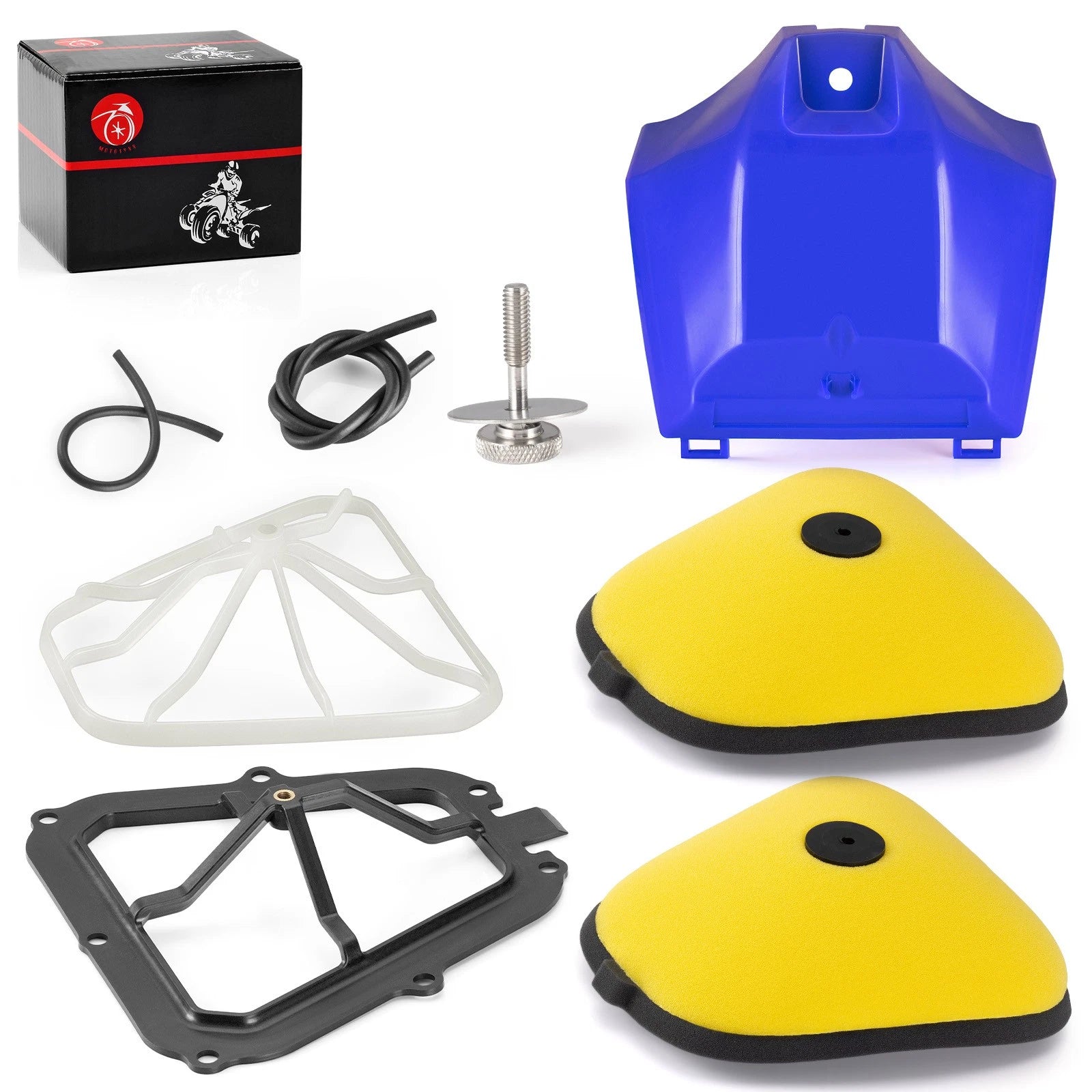Air Filter & Guide Holder Cap Kit for Yamaha WR YZ 250 450 F FX (2018–2023)