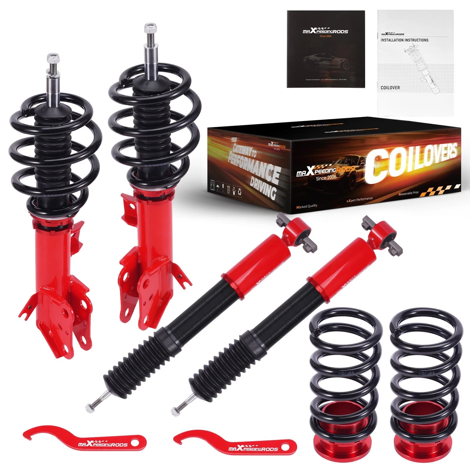 Adjustable Coilovers Lowering Kit for Ford Fusion (2013–2020)