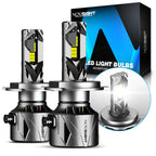 H4 9003 HB2 LED Headlight Bulbs Kit for NOVSIGHT (6500K, 60000LM)