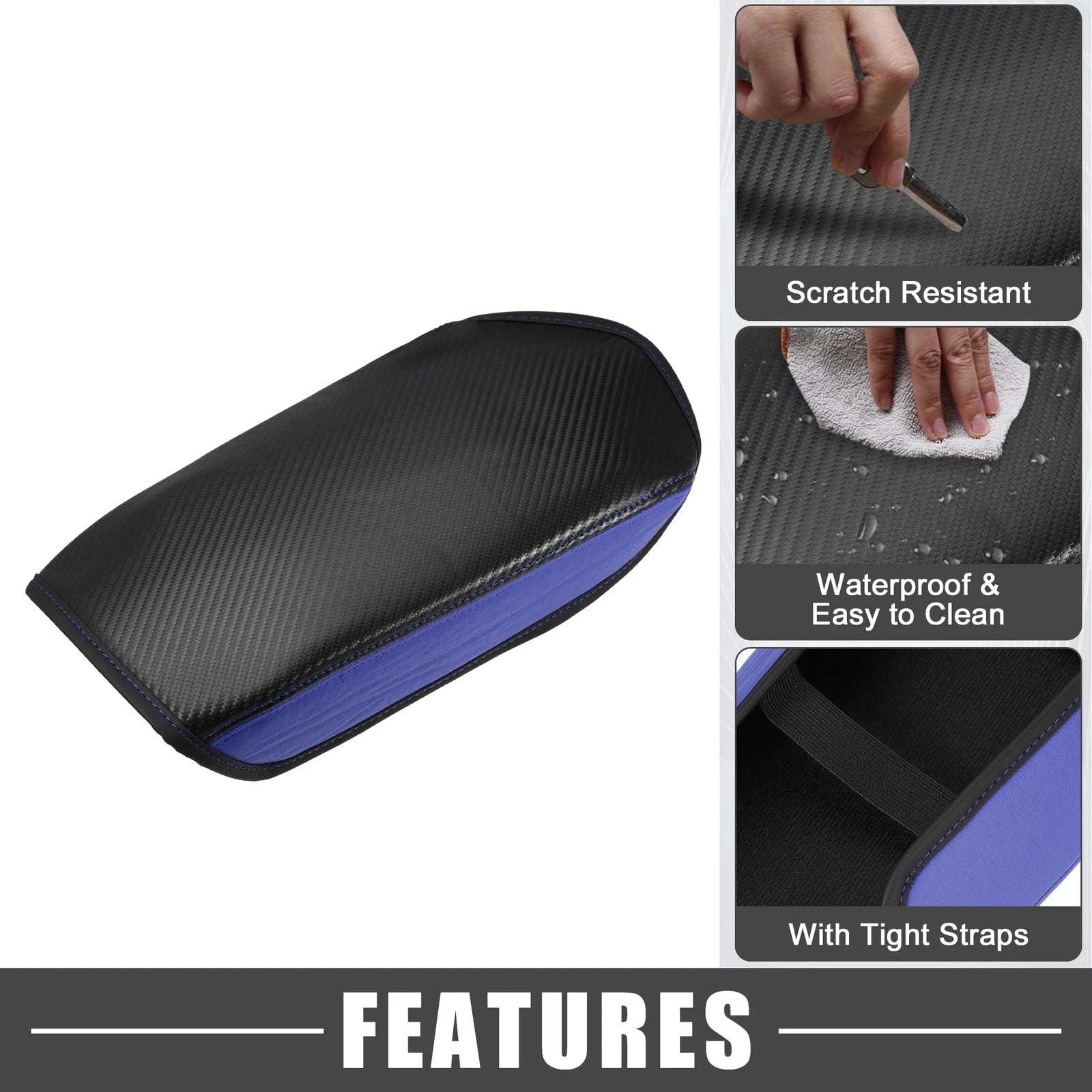 Center Console Cover for Mitsubishi Outlander (2014–2022) Carbon Fiber
