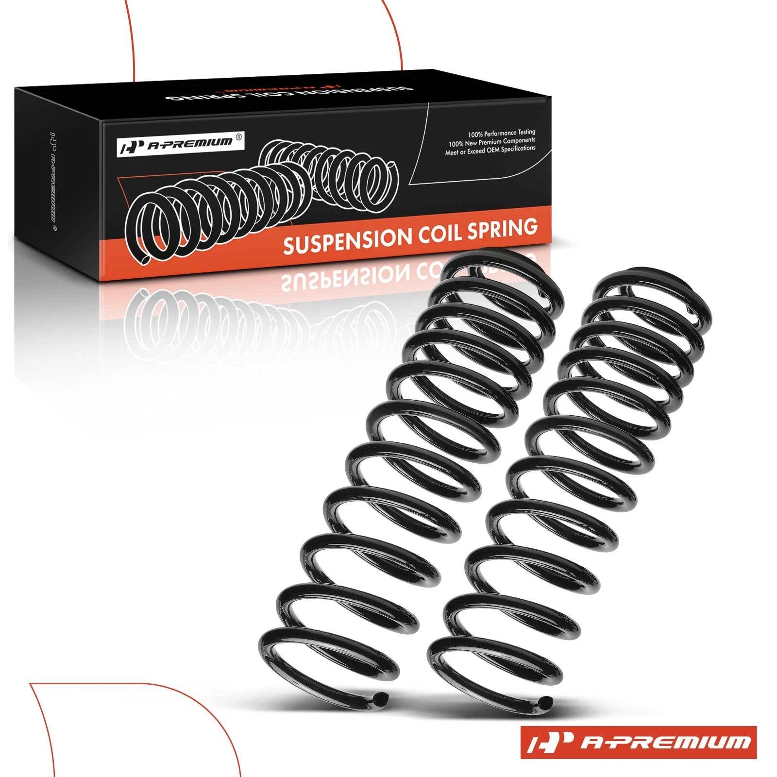 2X Front Coil Springs for Jeep Grand Cherokee (1993–1998)
