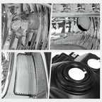 Chrome Housing Headlight Clear Corner Lamps for Ford F250/F350 (2005–2007)