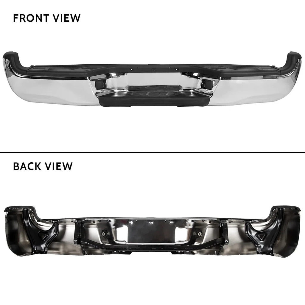 Chrome Rear Bumper Assembly for Toyota Tacoma (2005–2015)