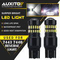 2X LED Backup Reverse Light Bulbs for AUXITO 7440 7441 (6000K)