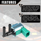 Vapor Canister Vacuum Solenoid Valve for Nissan Pathfinder Frontier (2005–2012) 14933-0Z80A