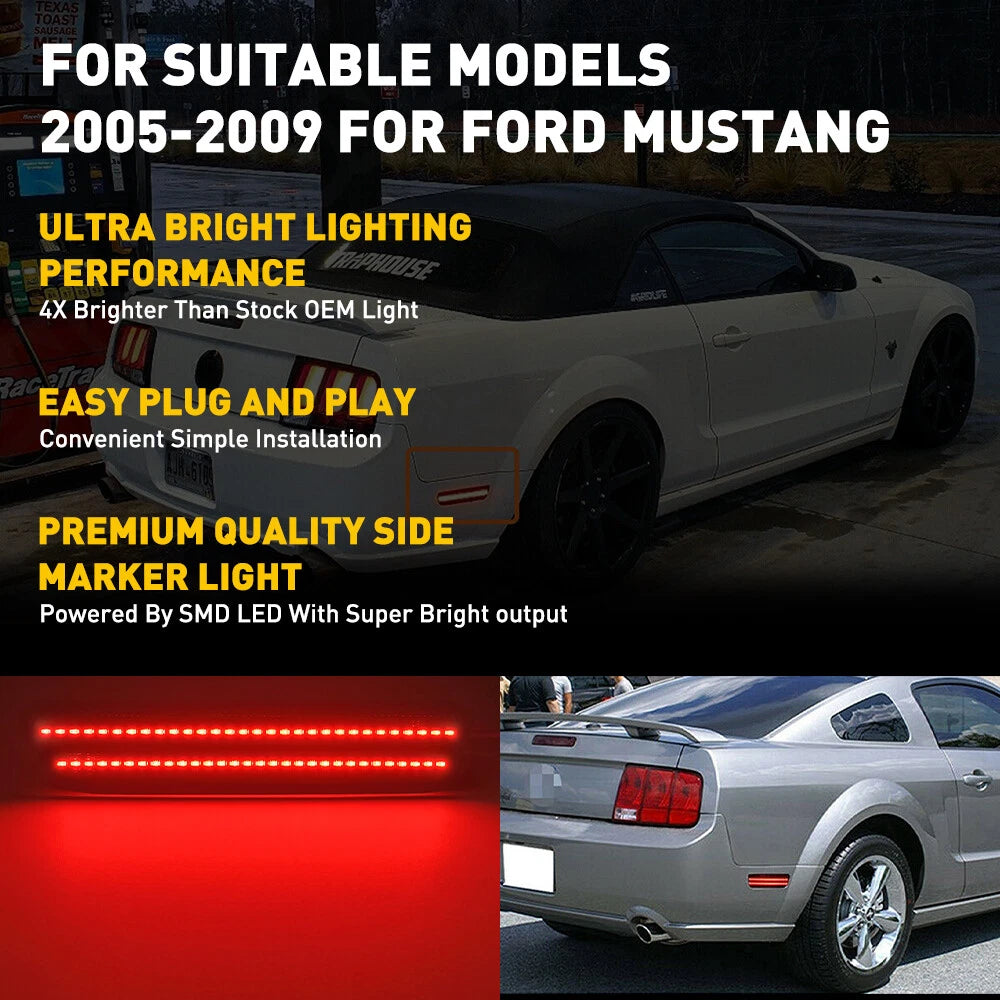 LED Side Marker Signal Light for Ford Mustang (2005-2009)