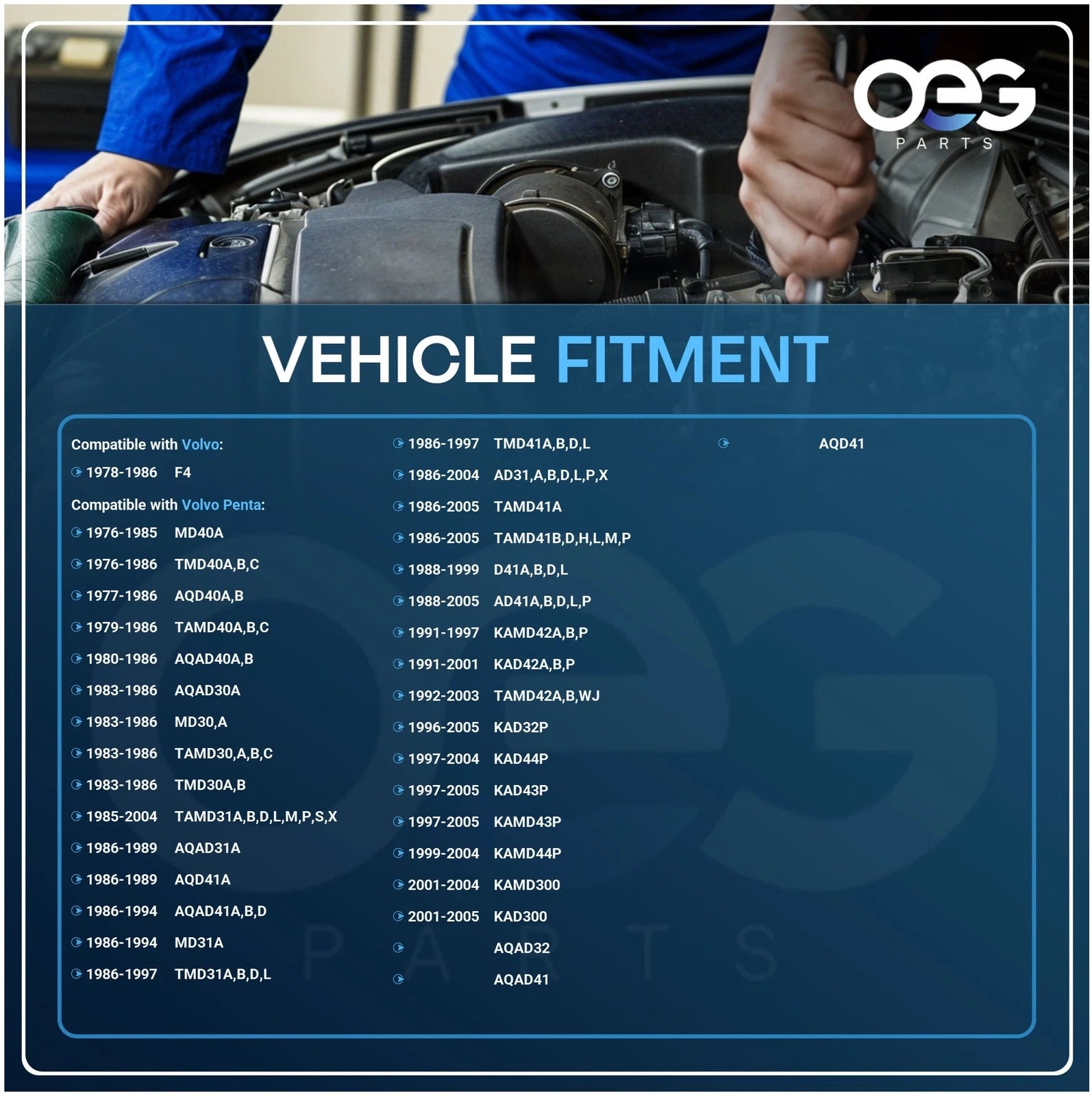 Marine Starter for Volvo Penta Inboard Sterndrive Diesel (3.6, 2.4, D4, MD, KA)