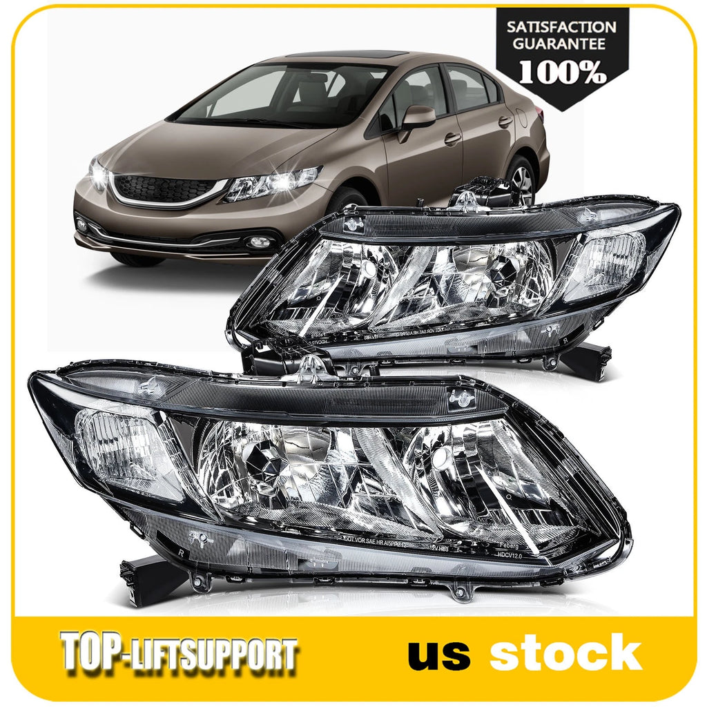 Headlight Assembly for Honda Civic 2-Dr & 4-Dr (2012–2015)